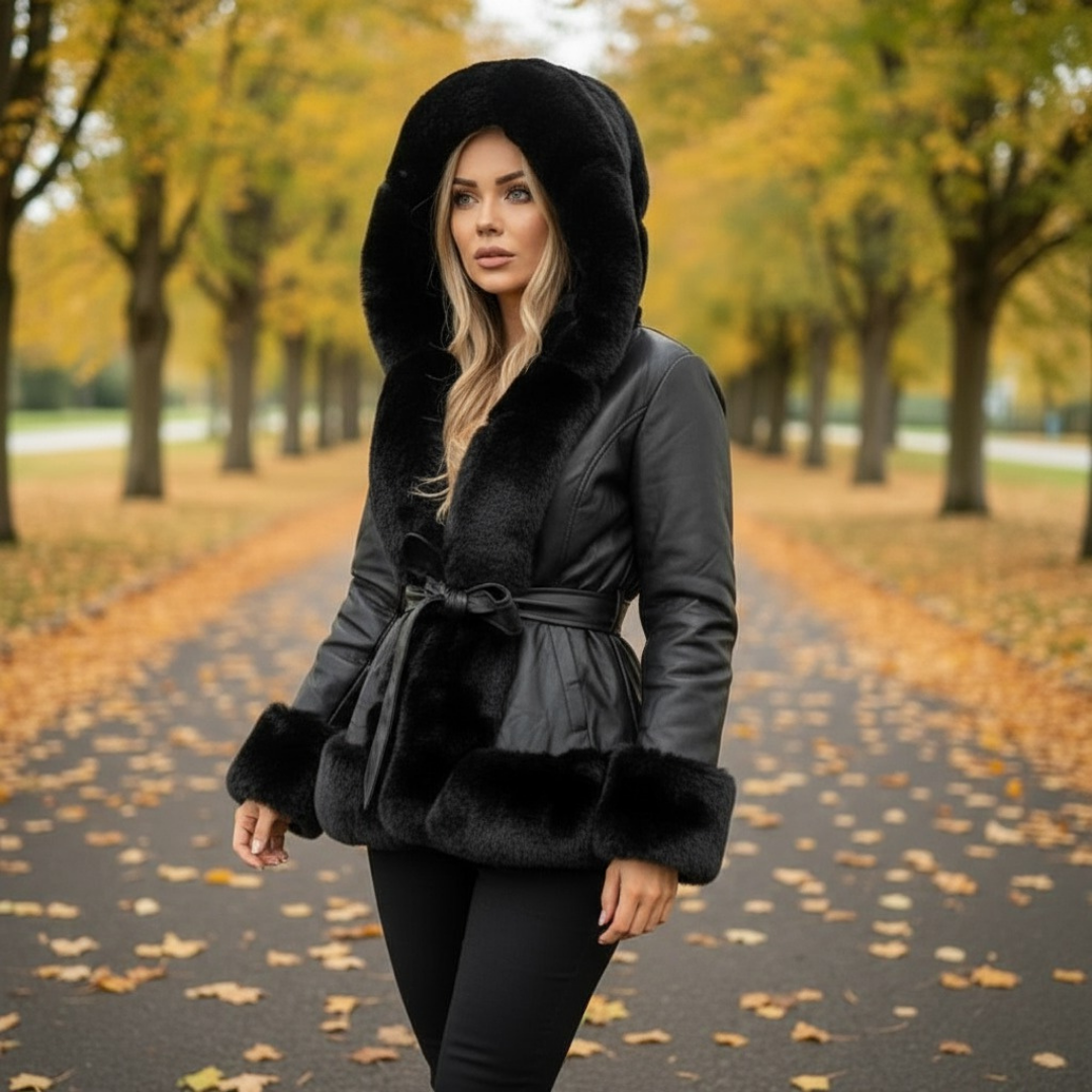 Manteau de Fourrure Chic pour Femme