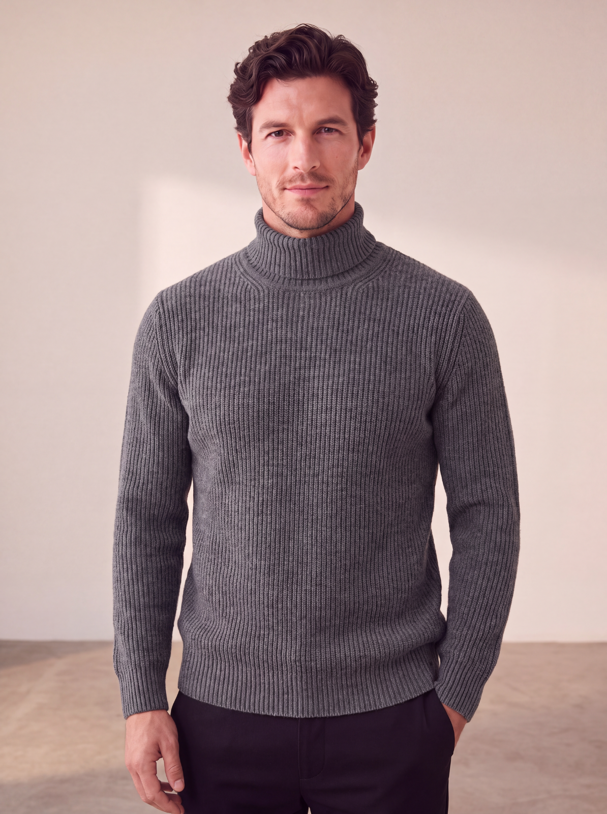 Men's slim fit knit jumper