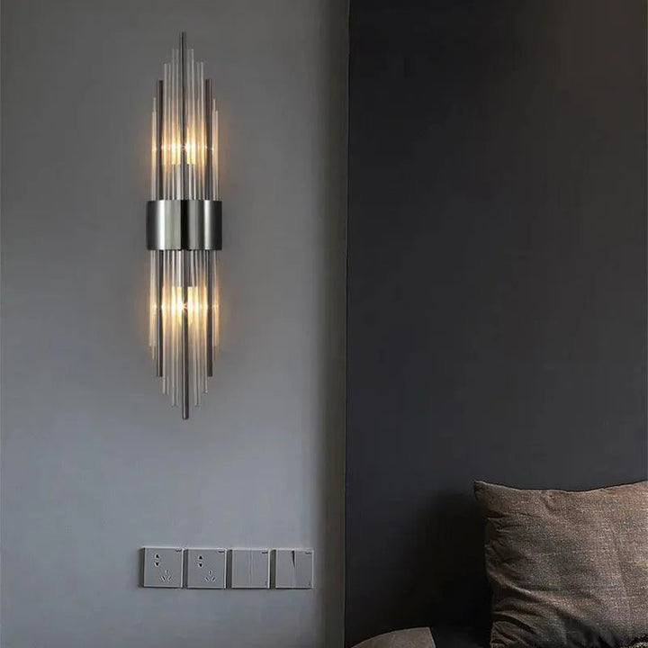 Applique Murale Moderne avec Finition Dorée