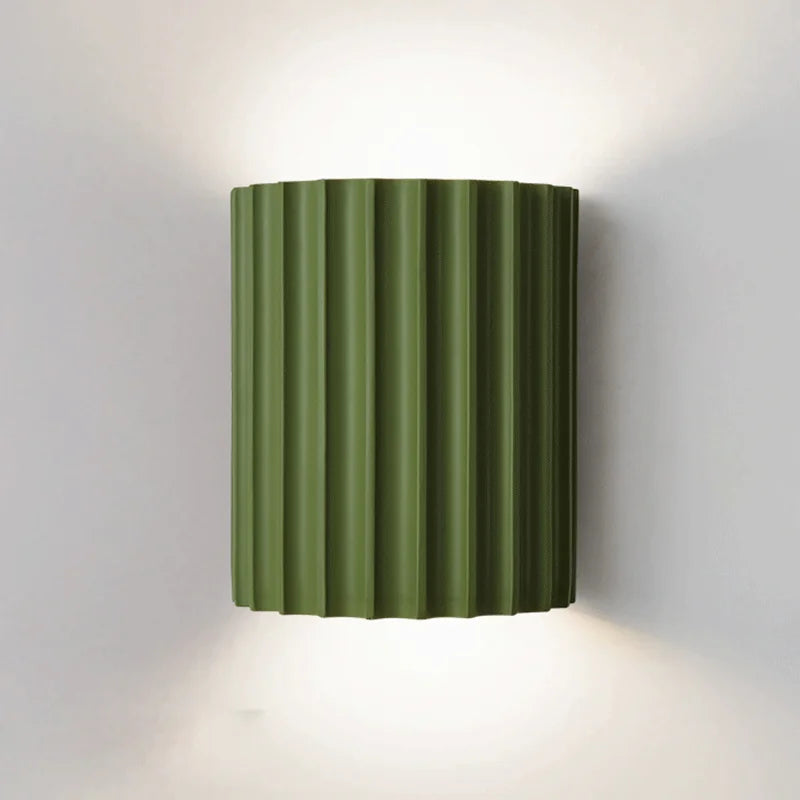 Applique Murale Cylindrique Striée