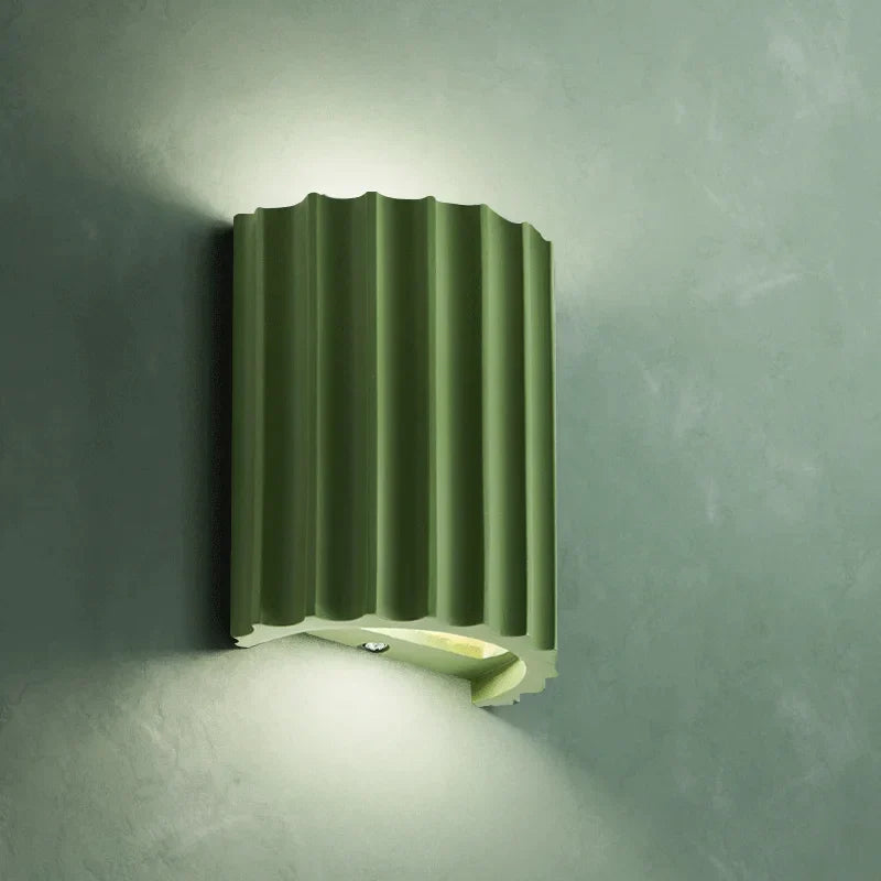 Applique Murale Cylindrique Striée