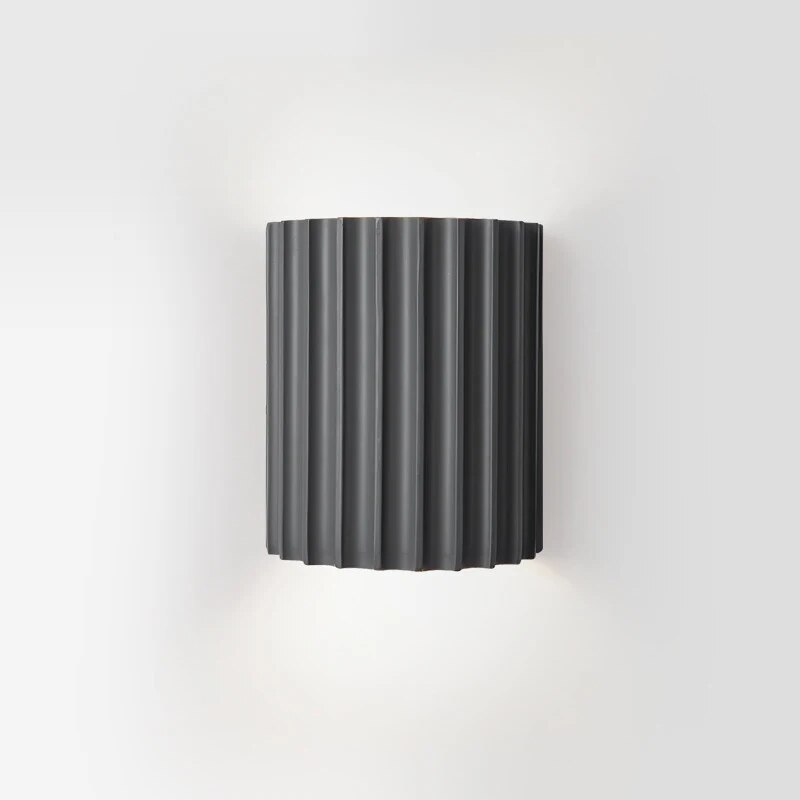 Applique Murale Cylindrique Striée