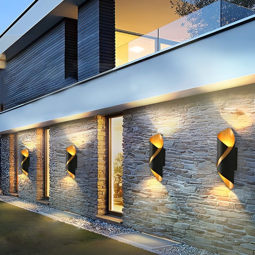 Applique murale extérieure moderne – Lampe LED étanche