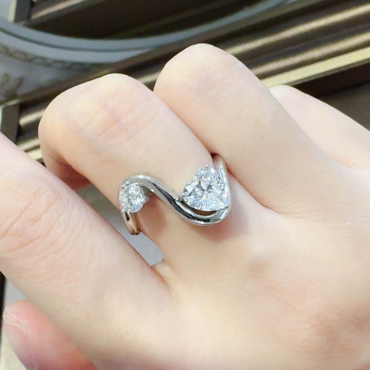 Bague élégante en argent pour femme