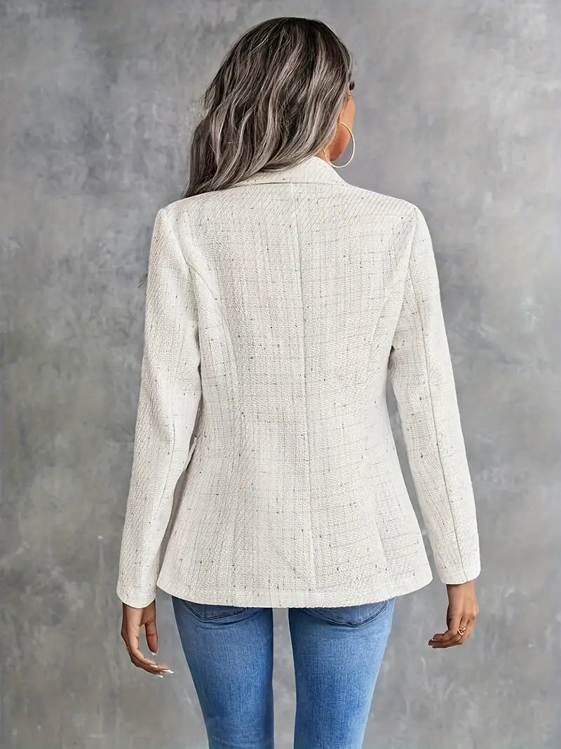 Blazer en tweed pour femme
