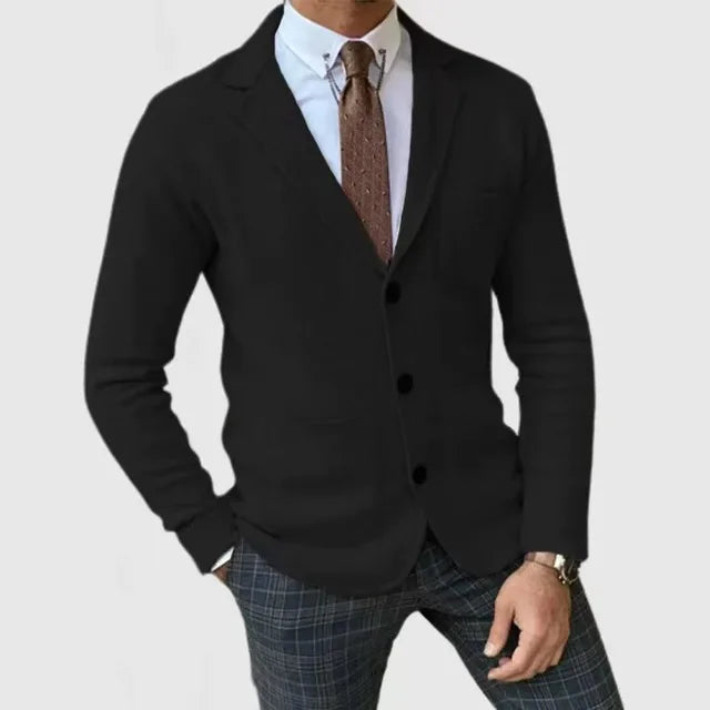 Blazer Tricot Décontracté Homme