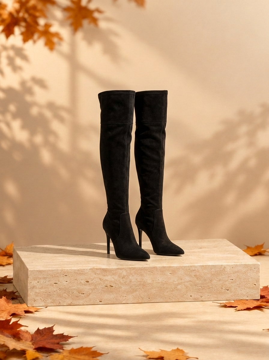 Women's pointed toe boots for autumn outfits