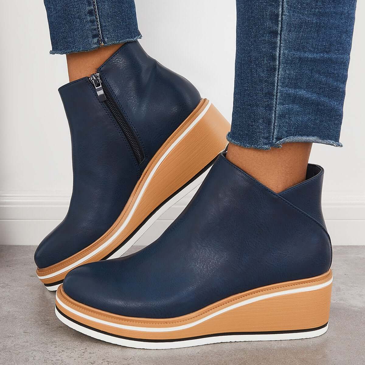 Bottes Noires en Cuir pour Femme