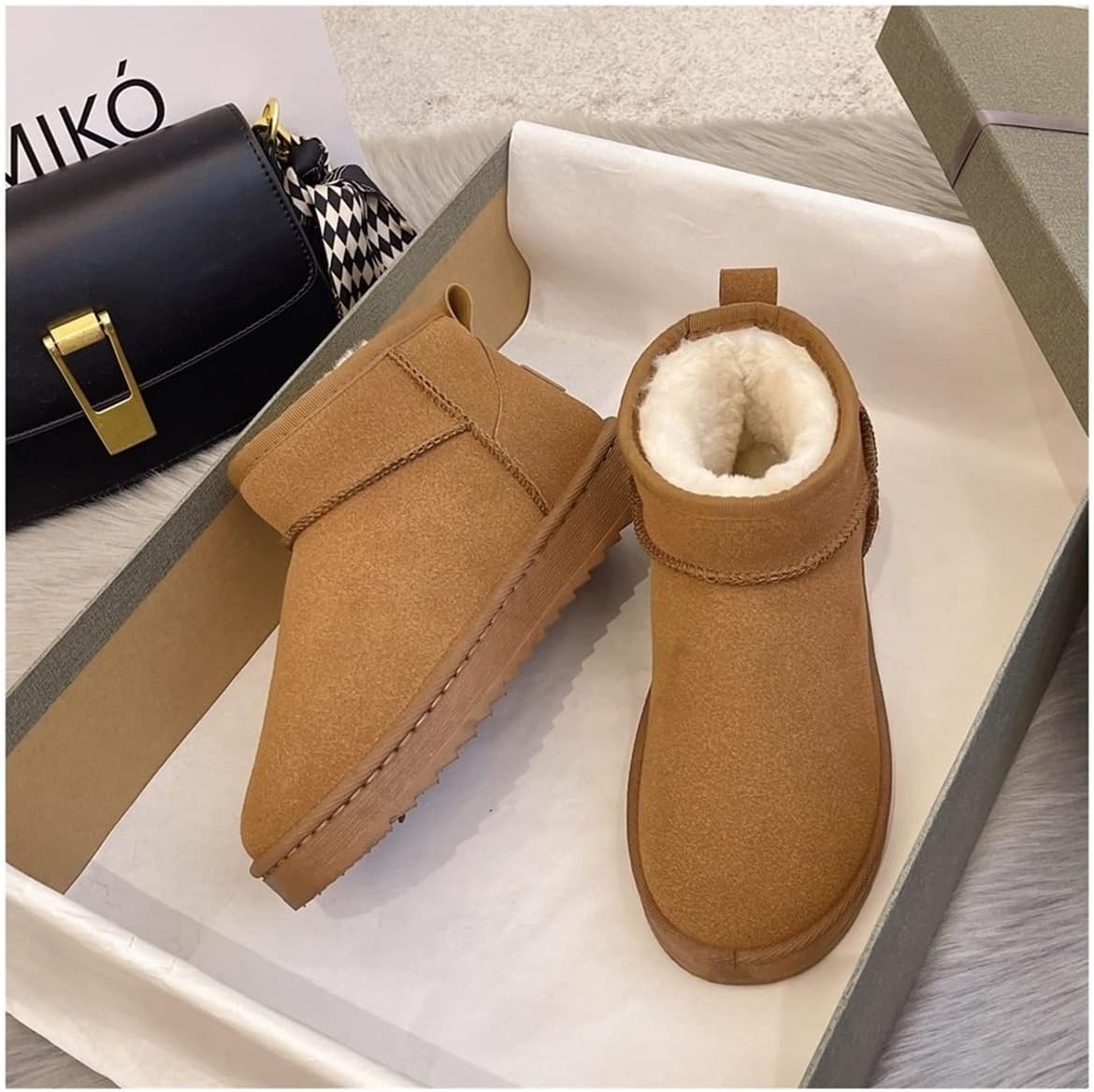 Bottines à Semelle Plateforme Femme