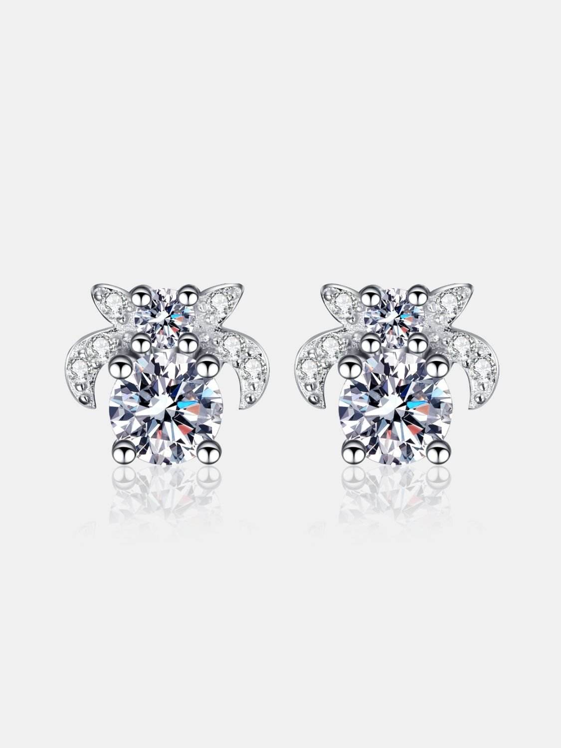 Boucles d'Oreilles Elégantes en Argent Pour Femmes