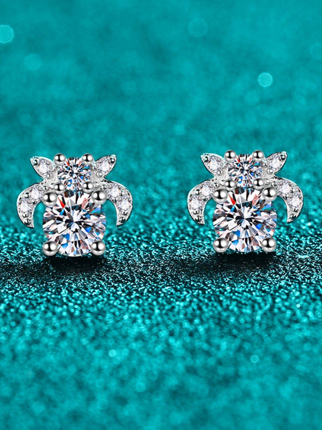 Boucles d'Oreilles Elégantes en Argent Pour Femmes