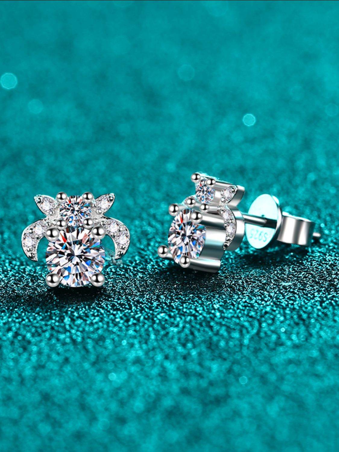 Boucles d'Oreilles Elégantes en Argent Pour Femmes