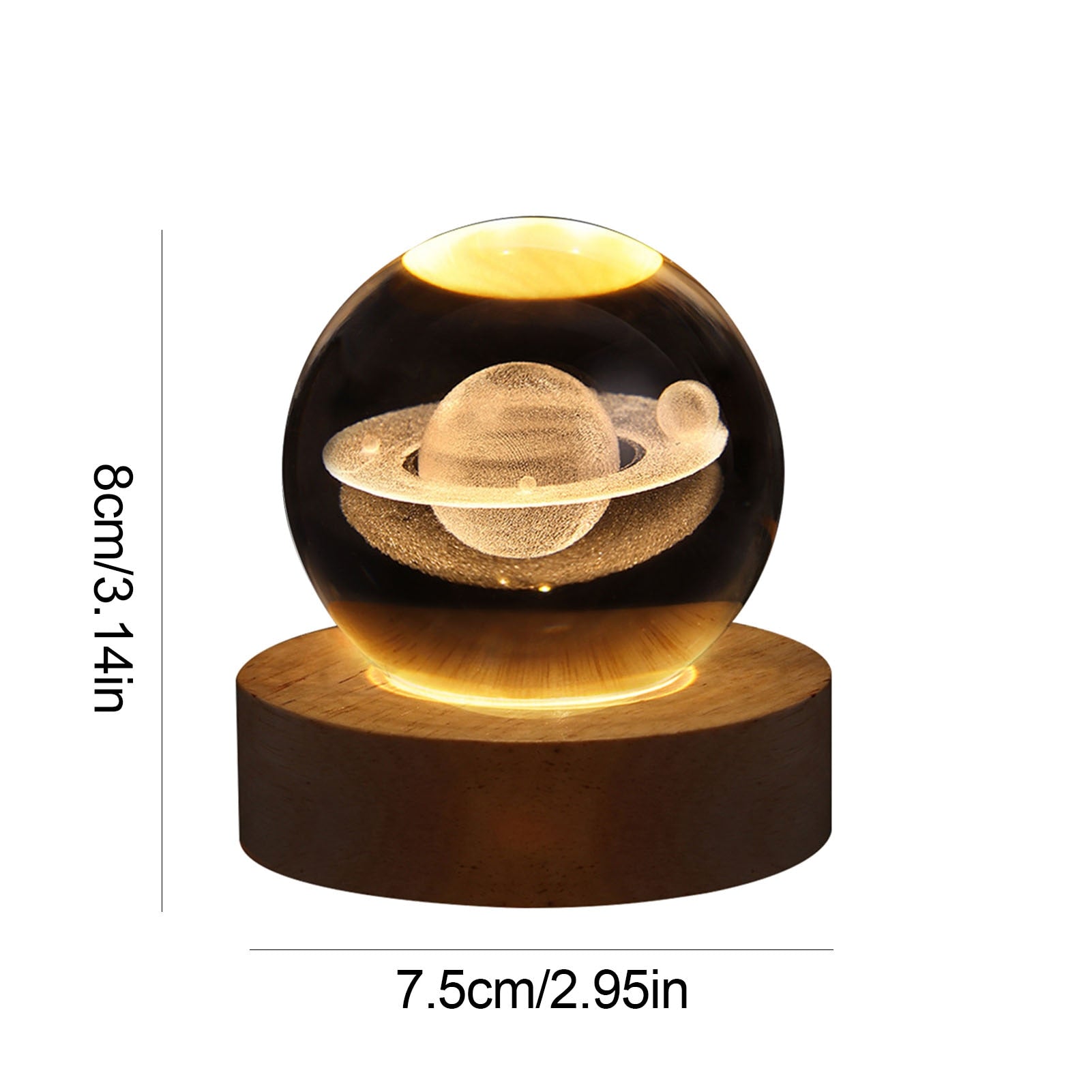 Boule en Cristal Objet Décoratif Unique