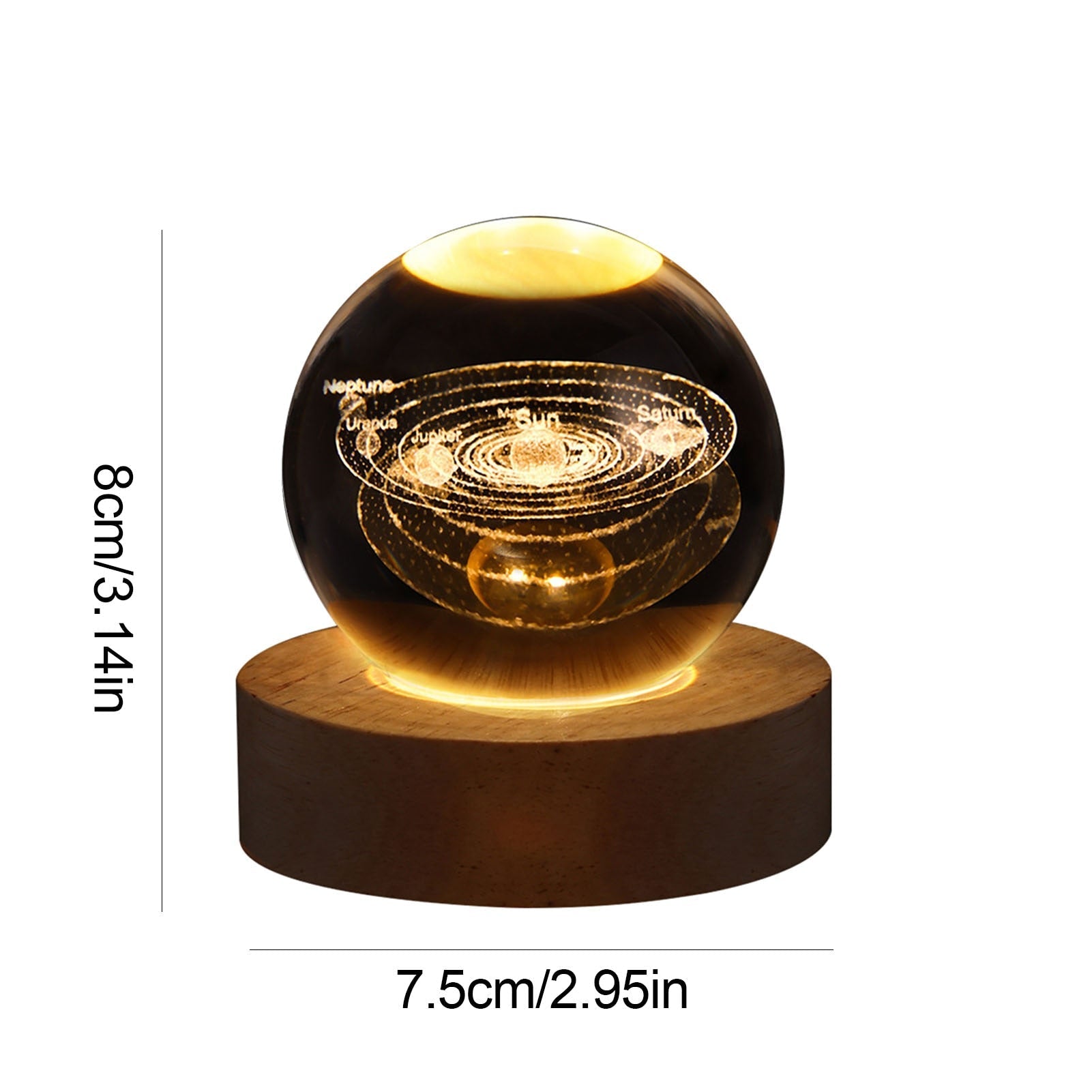 Boule en Cristal Objet Décoratif Unique