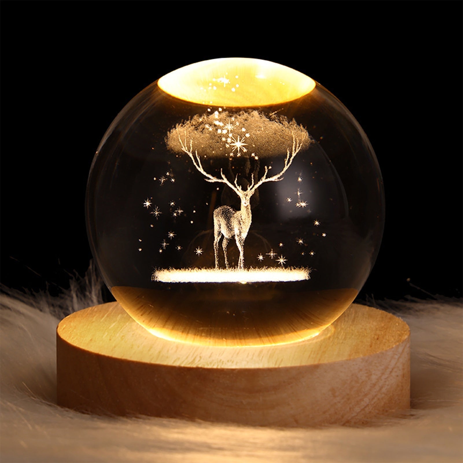 Boule en Cristal Objet Décoratif Unique