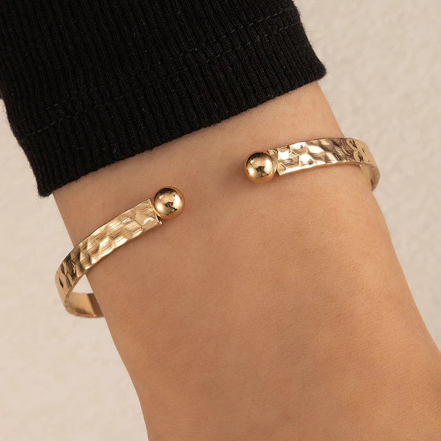 Bracelet Manchette Torsadé Femme