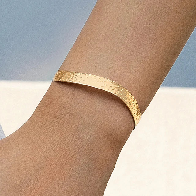 Bracelet Manchette Torsadé Femme