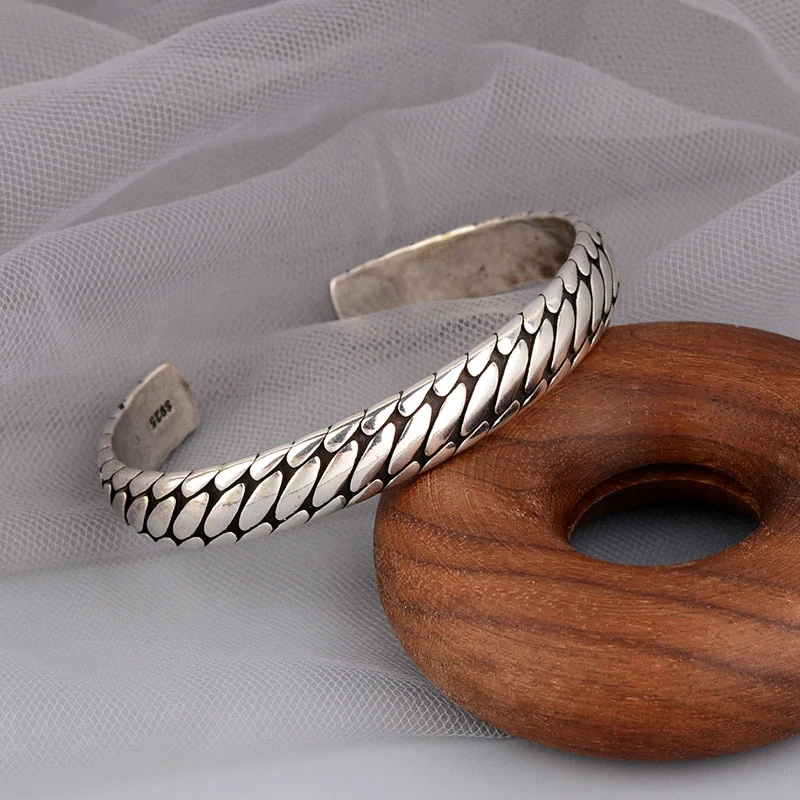 Bracelet en Argent Design Urbain Unisexe