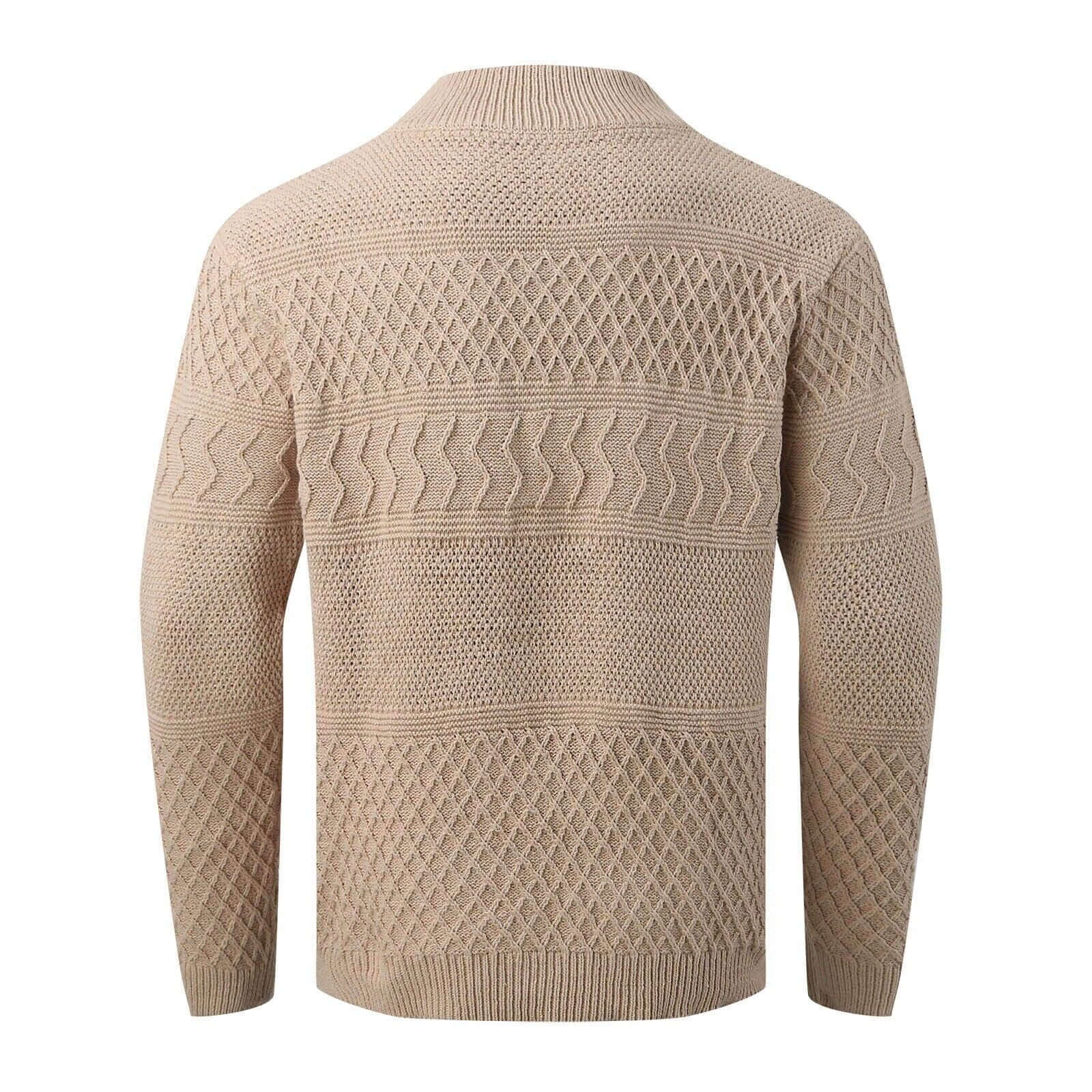 Cardigan à maille texturée pour homme