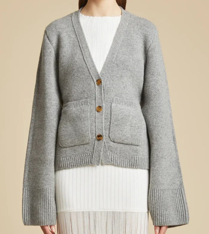 Gilet à Boutons Coupe Slim Femme