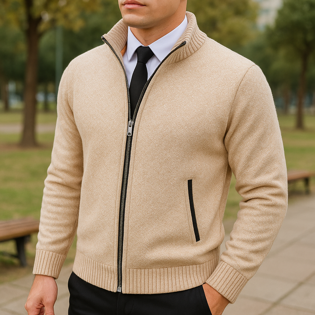Veste Slim Zippée Homme