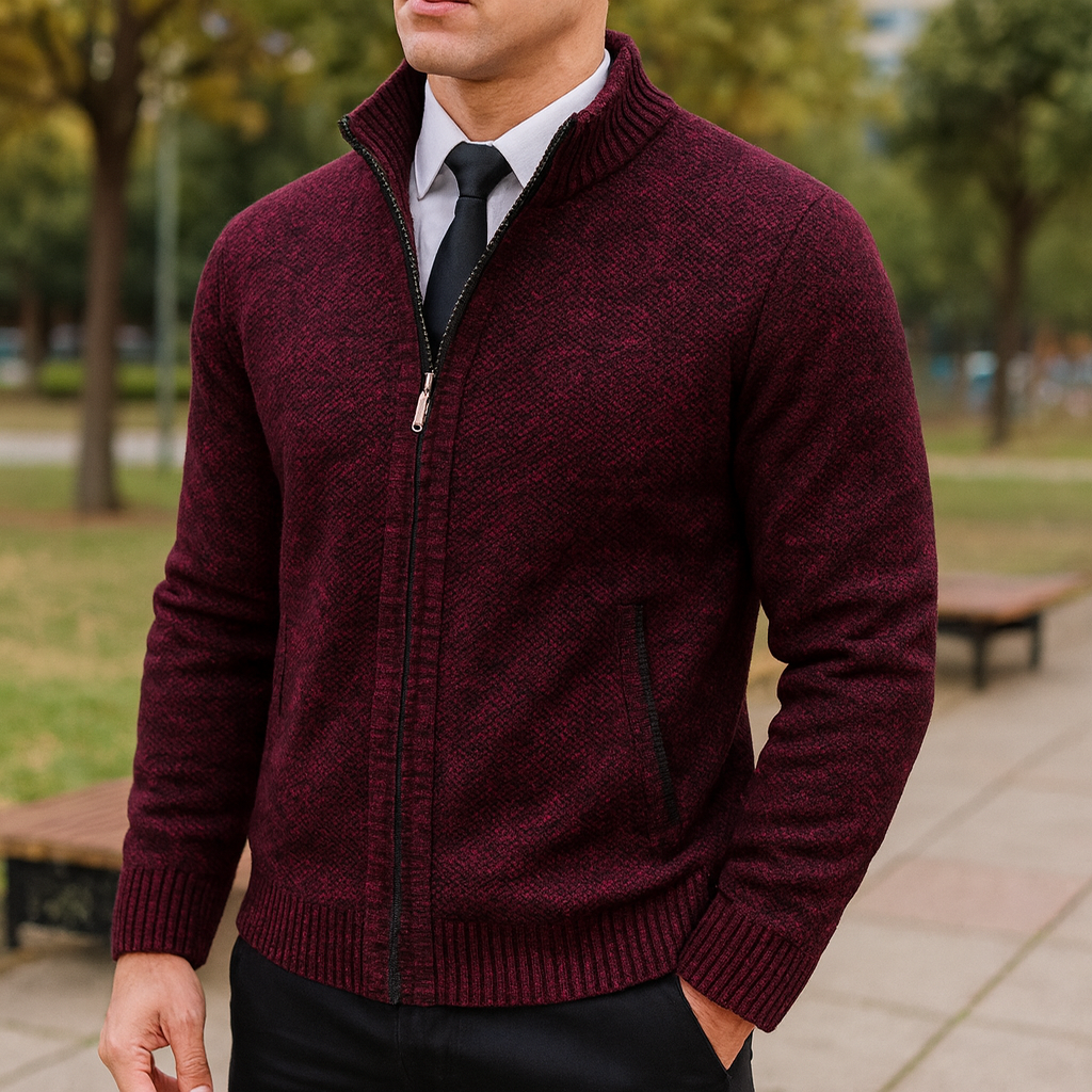 Veste Slim Zippée Homme