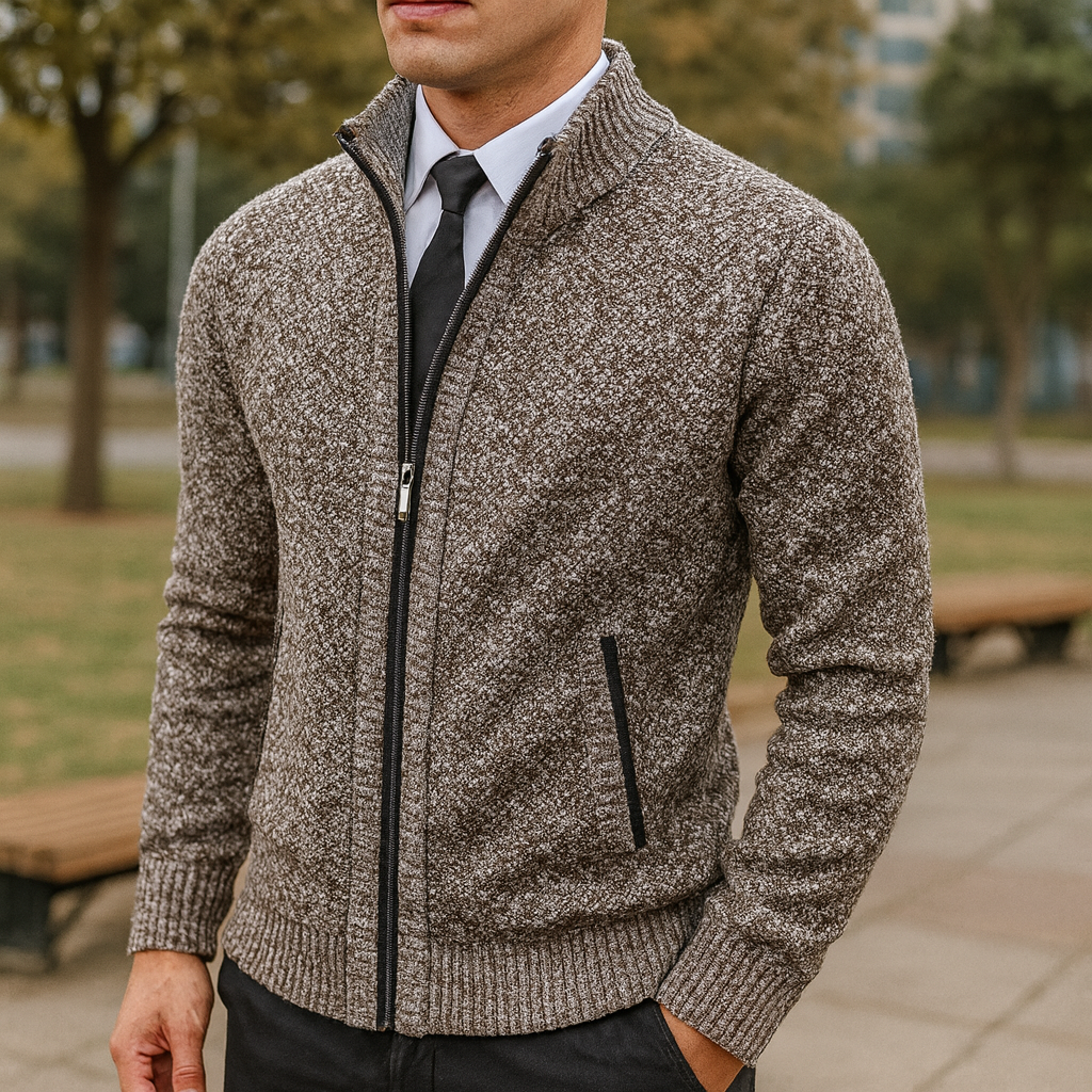 Veste Slim Zippée Homme