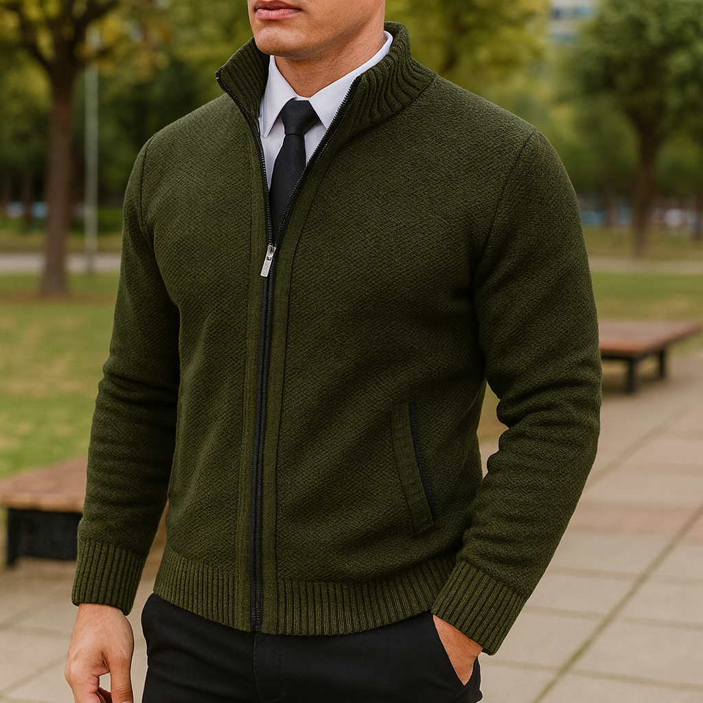 Veste Slim Zippée Homme