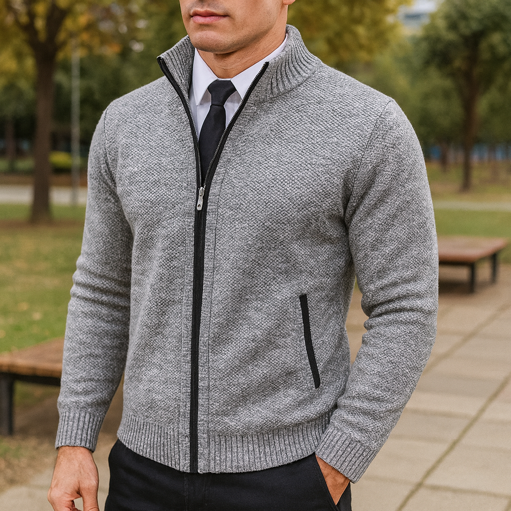 Veste Slim Zippée Homme