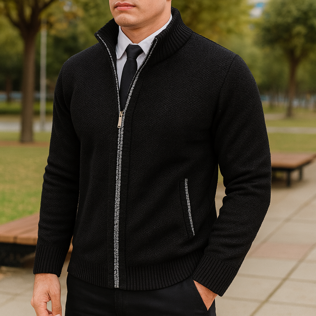 Veste Slim Zippée Homme