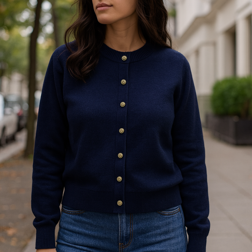Pull doux à col rond Femme