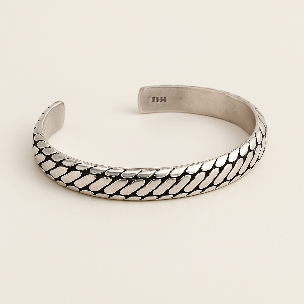 Bracelet en Argent Design Urbain Unisexe