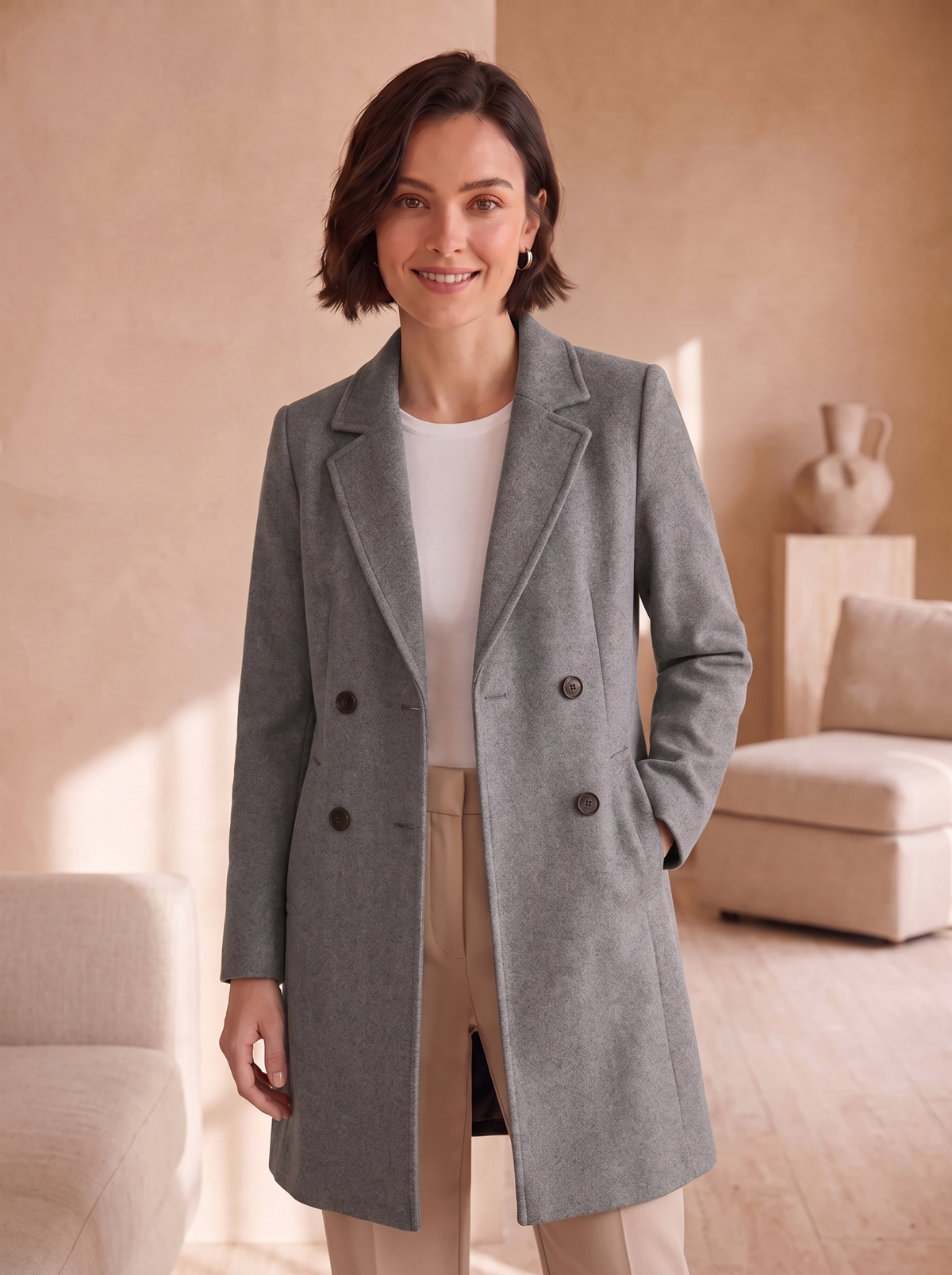 Long winter coat for women
