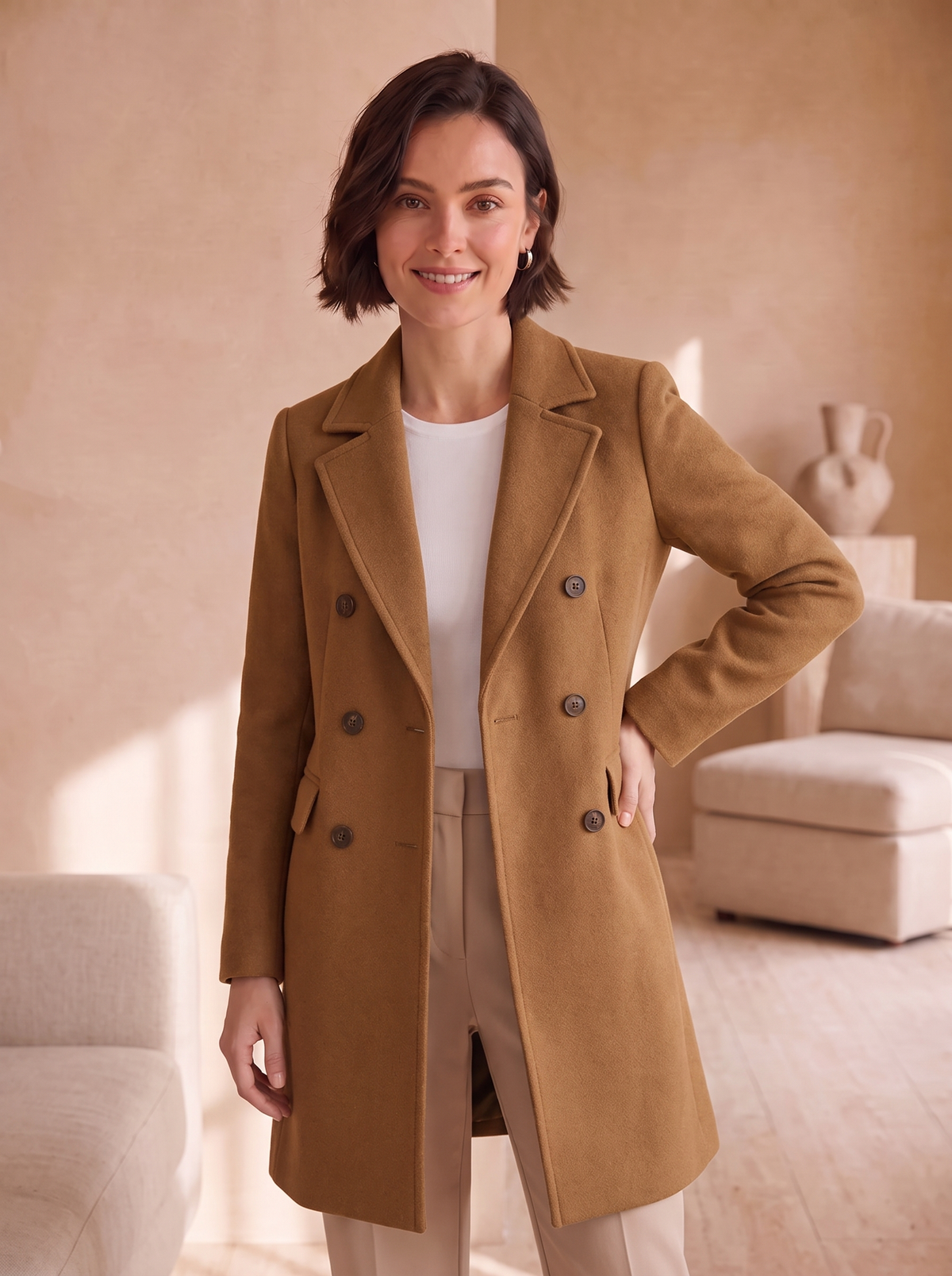 Women's tailored winter coat