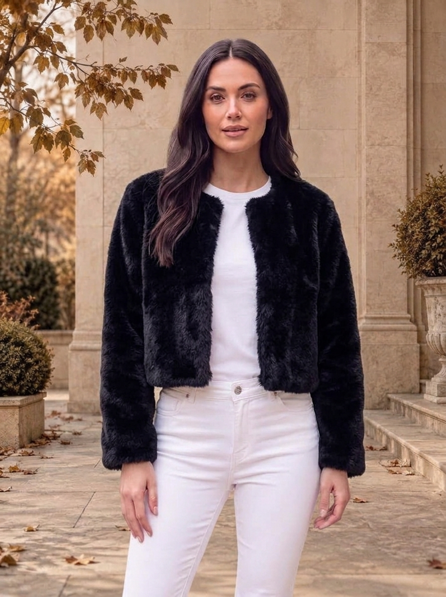 Women's structured jacket for seasonal wear