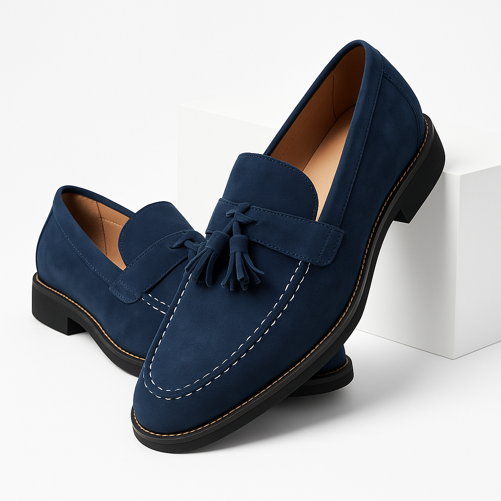 Daim Mocassins Confort Femme