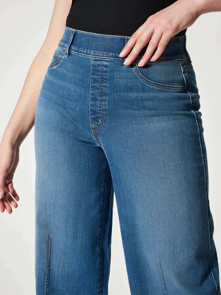 Jean Large Taille Haute Femme
