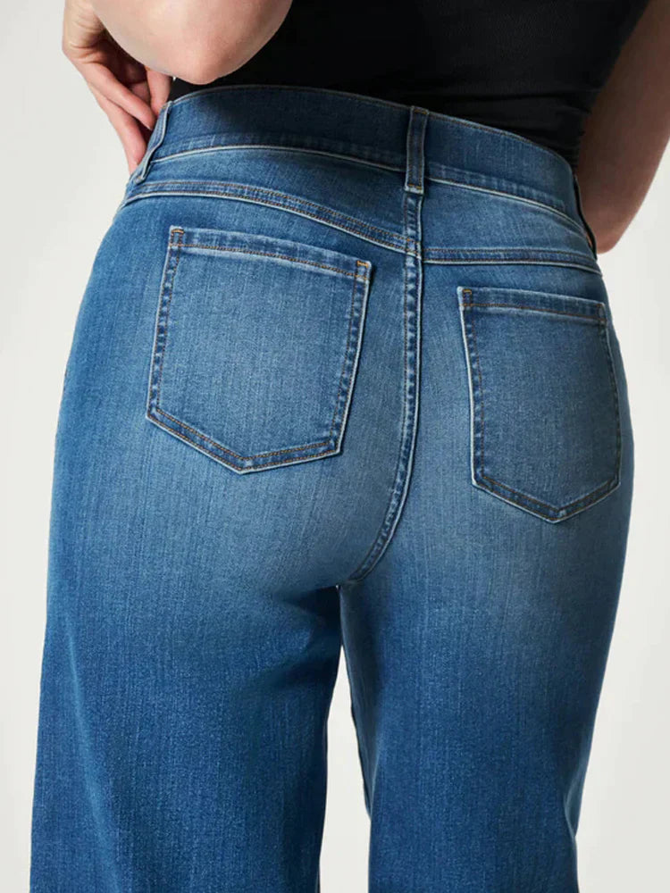 Jean Large Taille Haute Femme