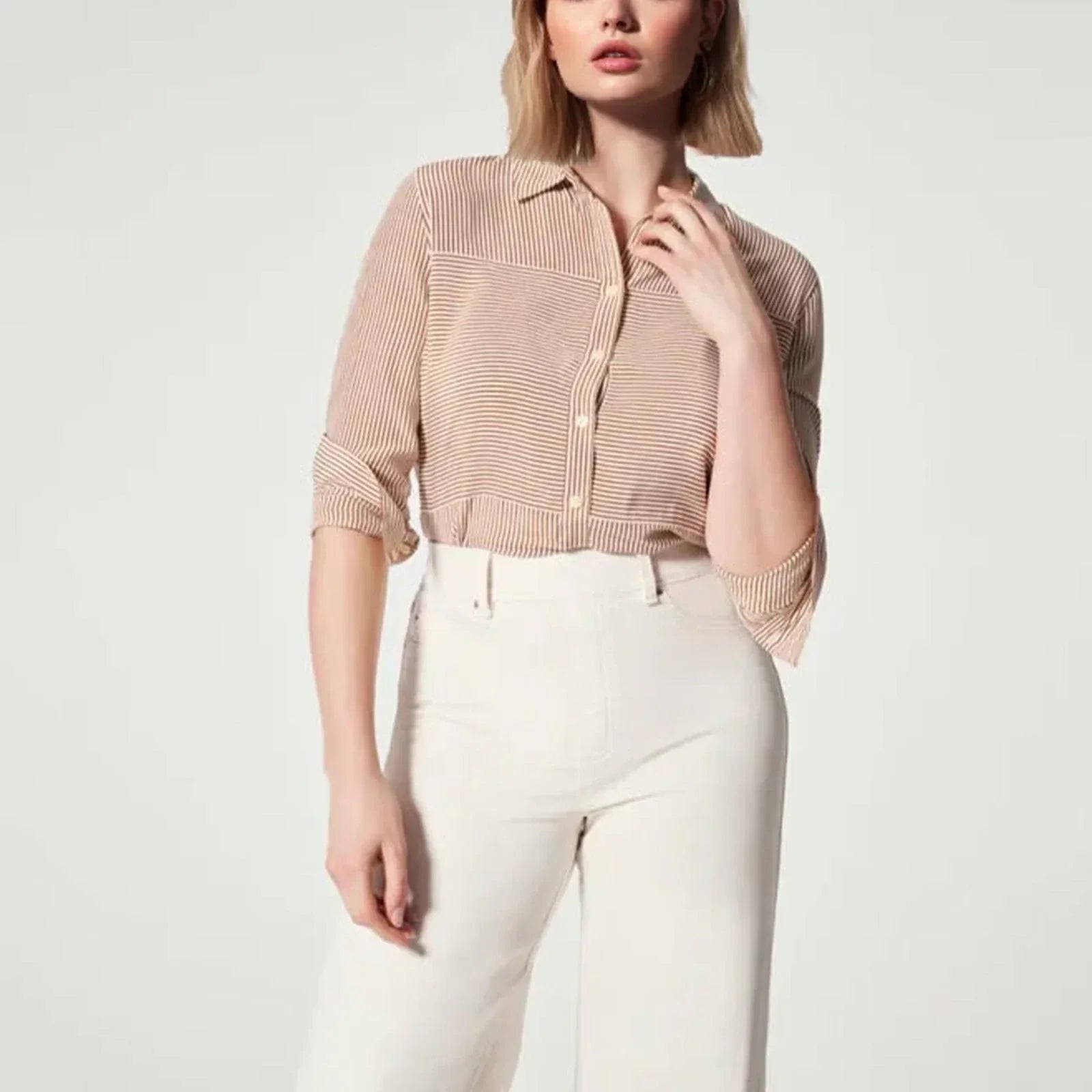 Jean Large Taille Haute Femme