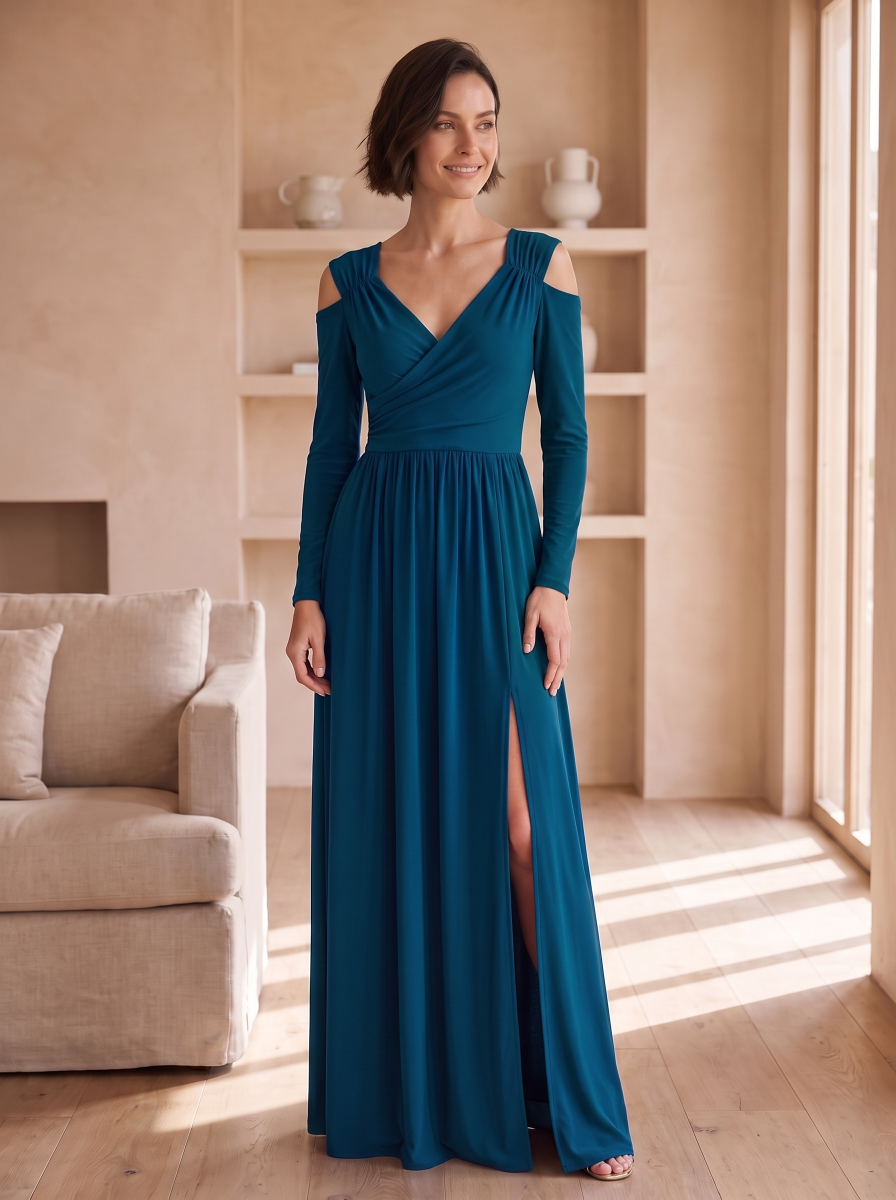 Long sleeve dress for women