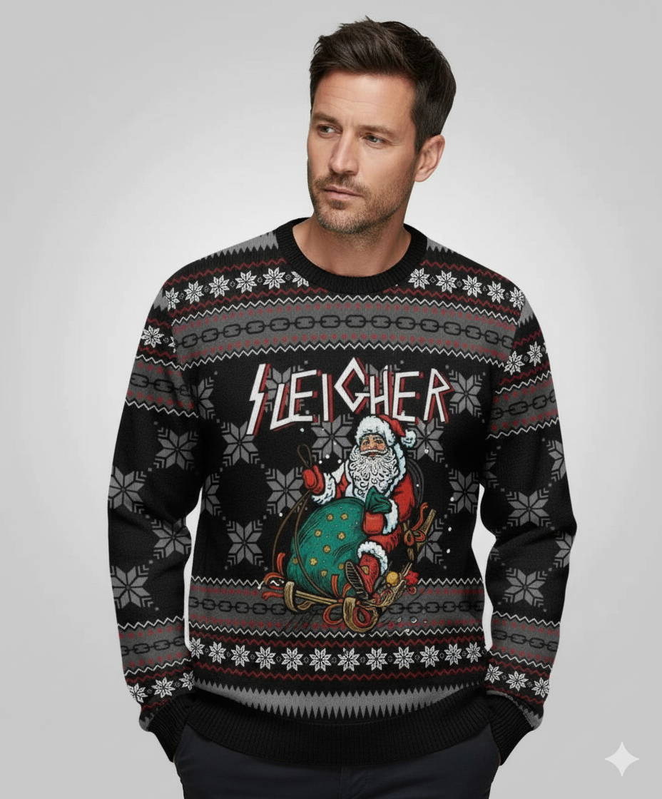 Pull Graphique de Noël Homme