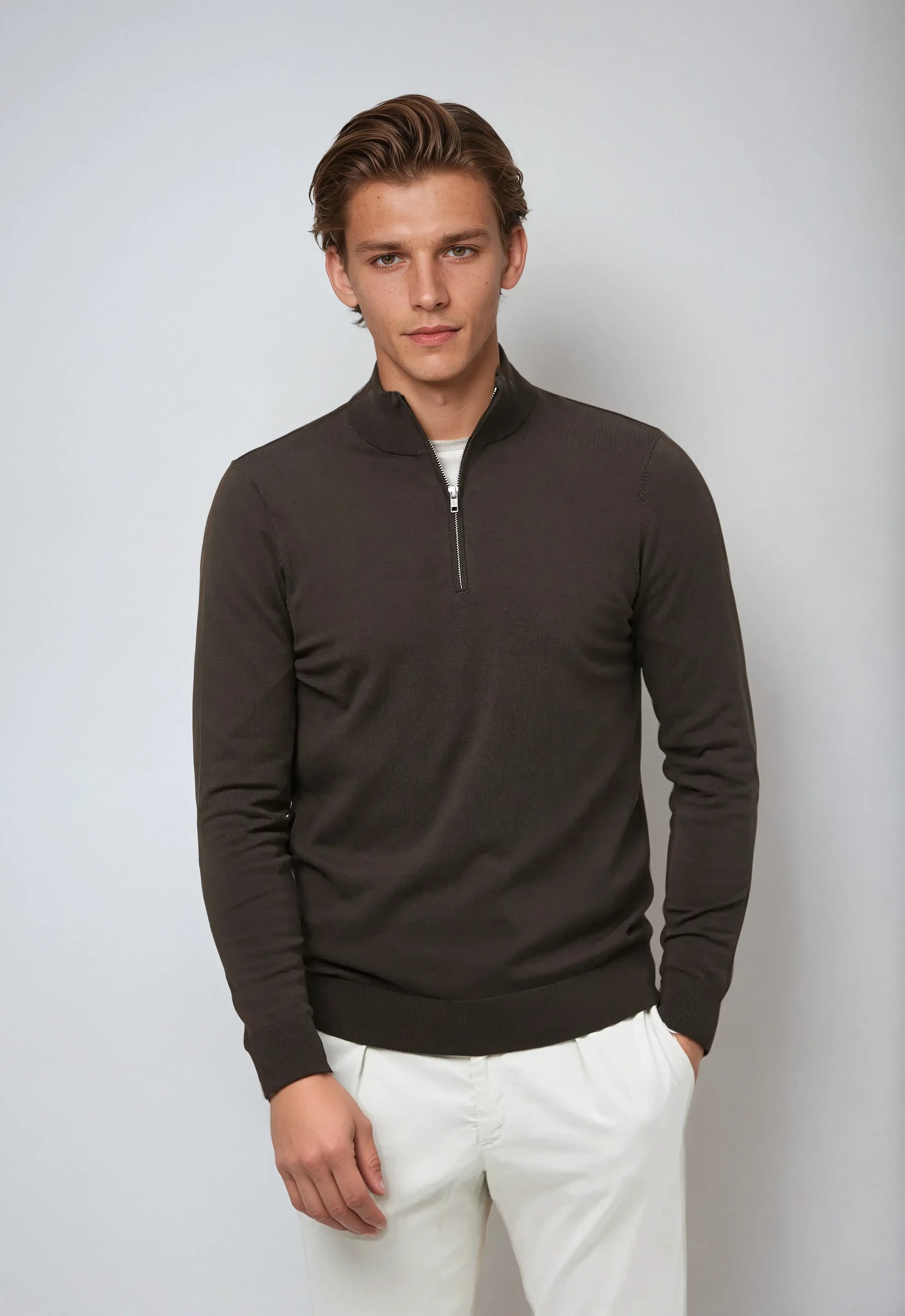 Premium Half Zip Sweater