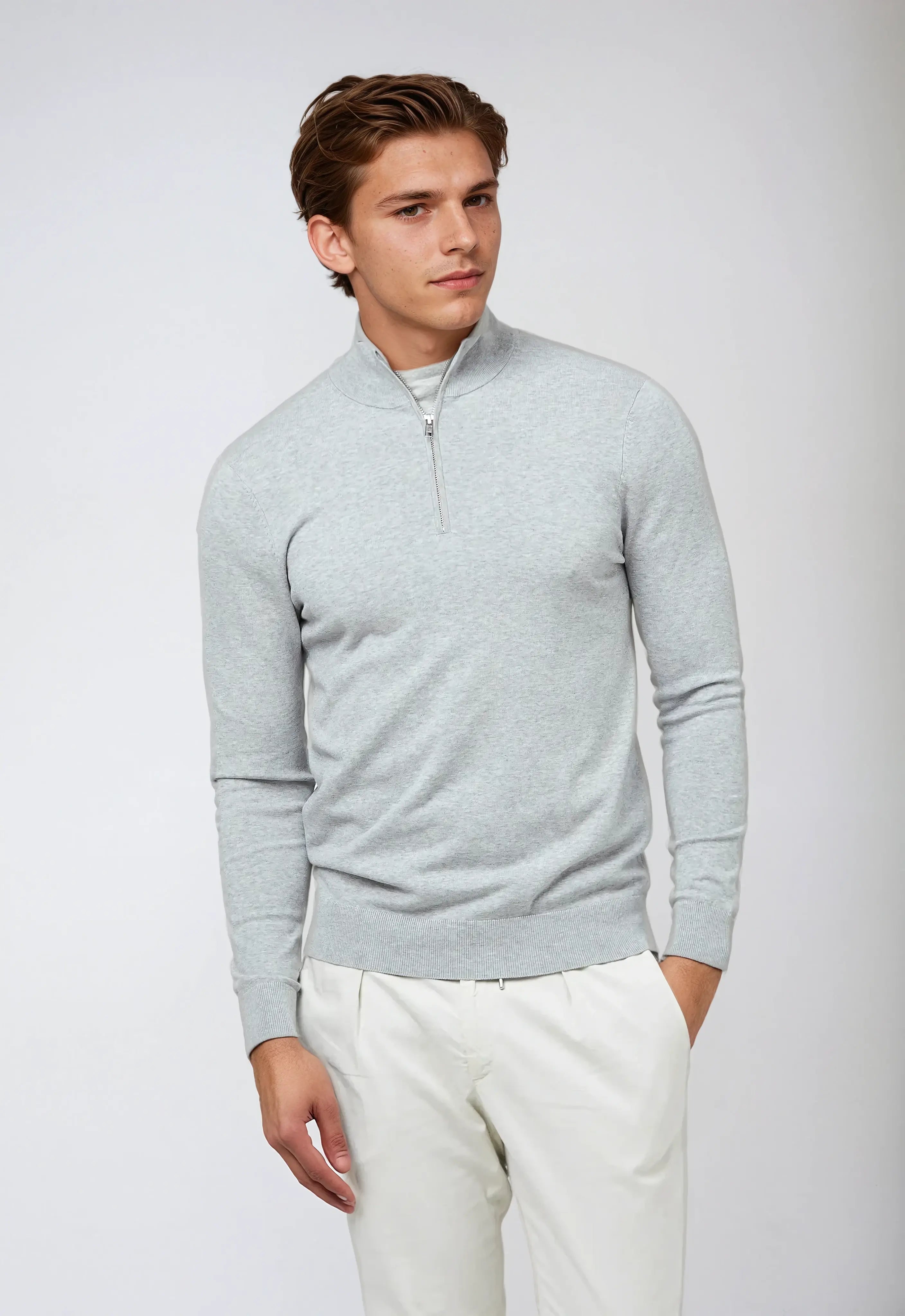 Variant image for Men's Half Zip Sweater-1
