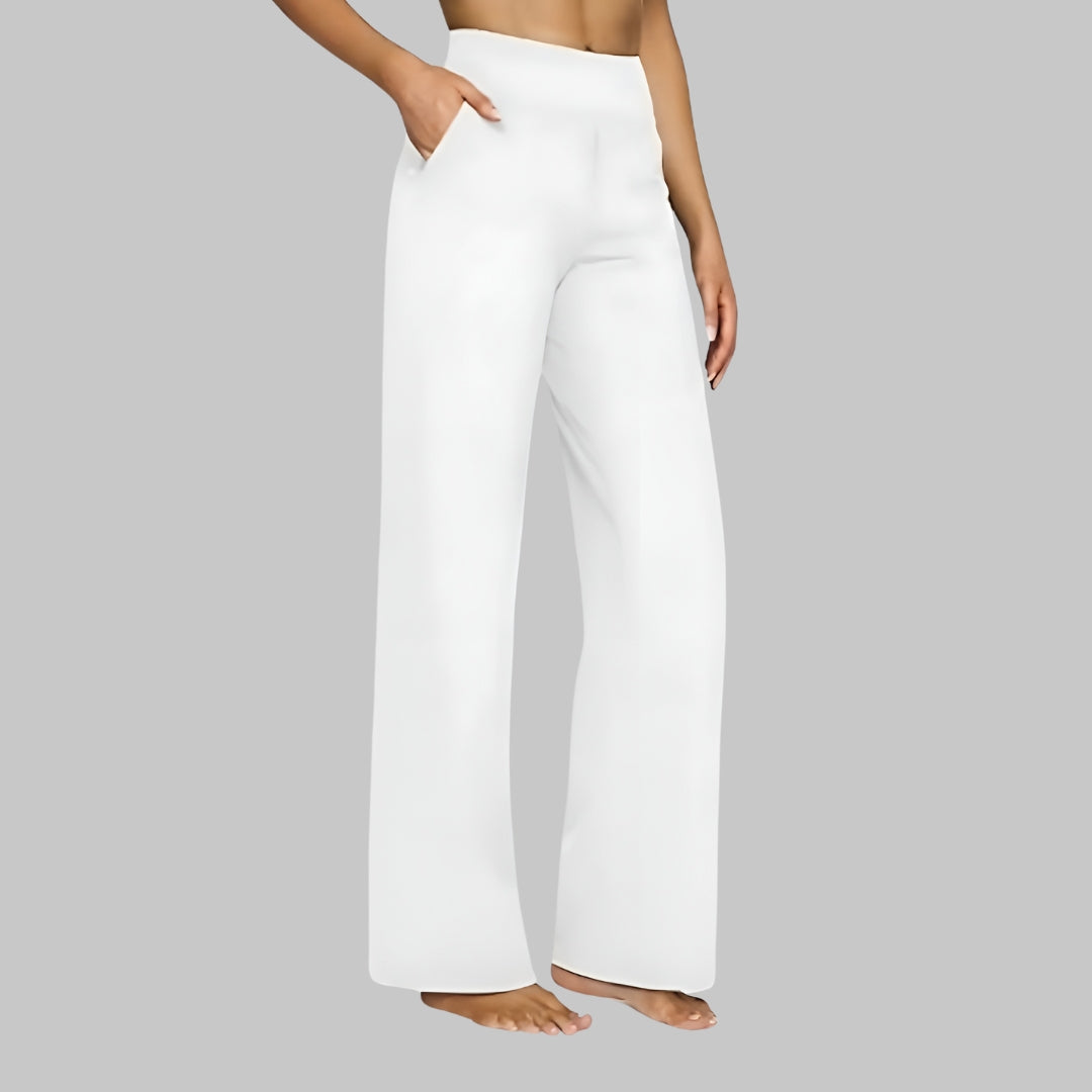 Women's fitness trousers with a high-rise waist for comfortable exercise sessions