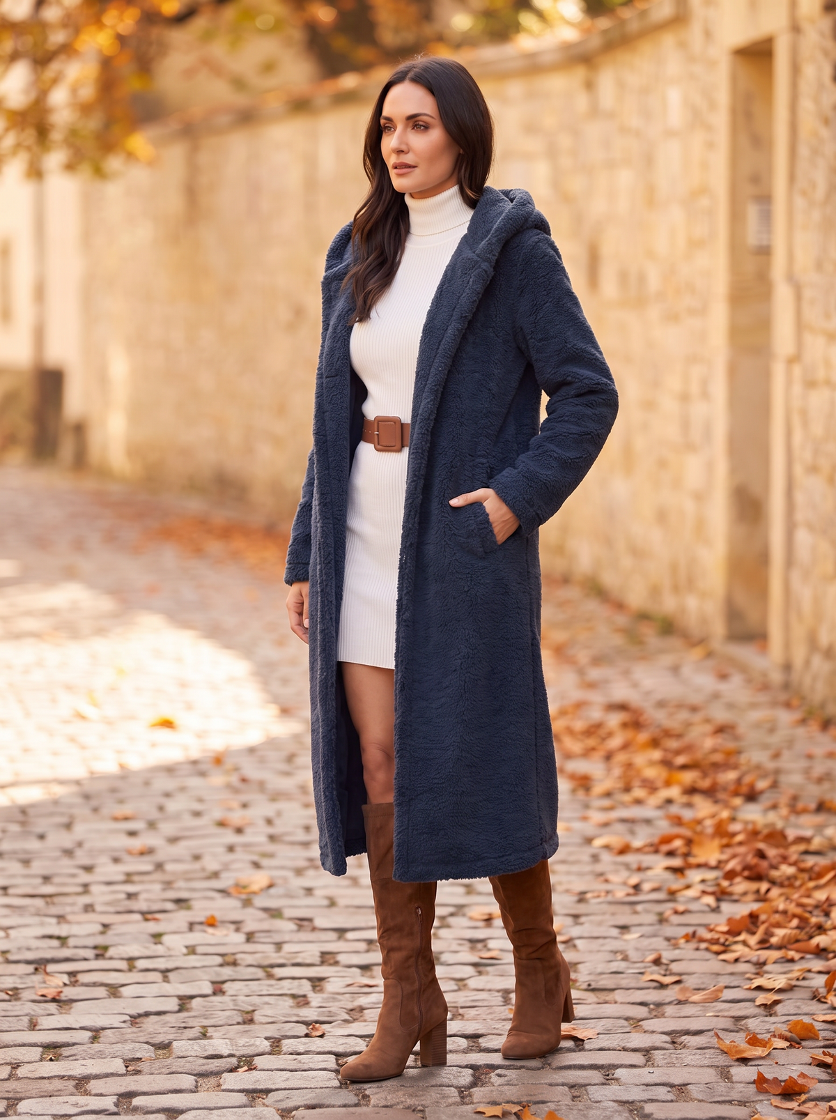 Women's long sleeve coat for fall