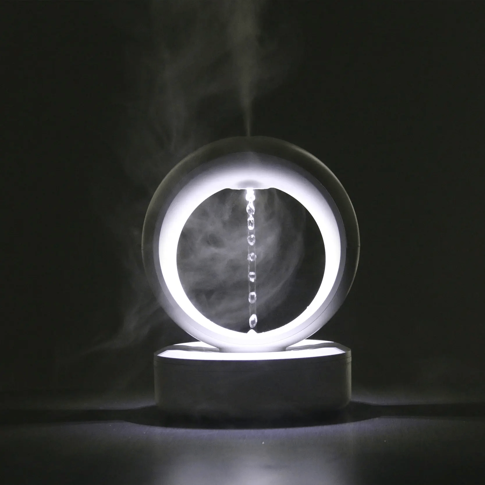 Humidificateur Ultrasonique à Goutte d’Eau en Lévitation avec Lumière LED