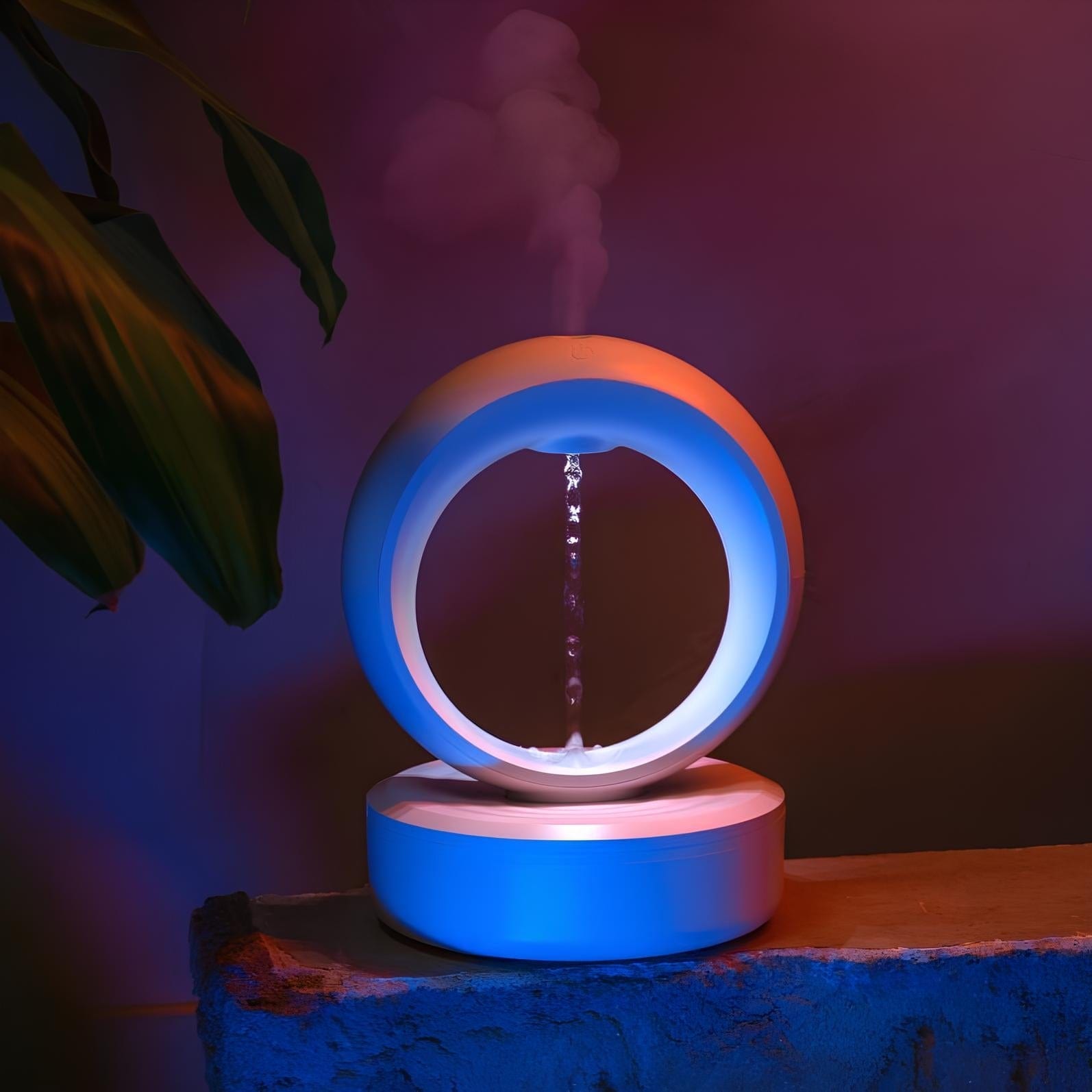 Humidificateur Ultrasonique à Goutte d’Eau en Lévitation avec Lumière LED