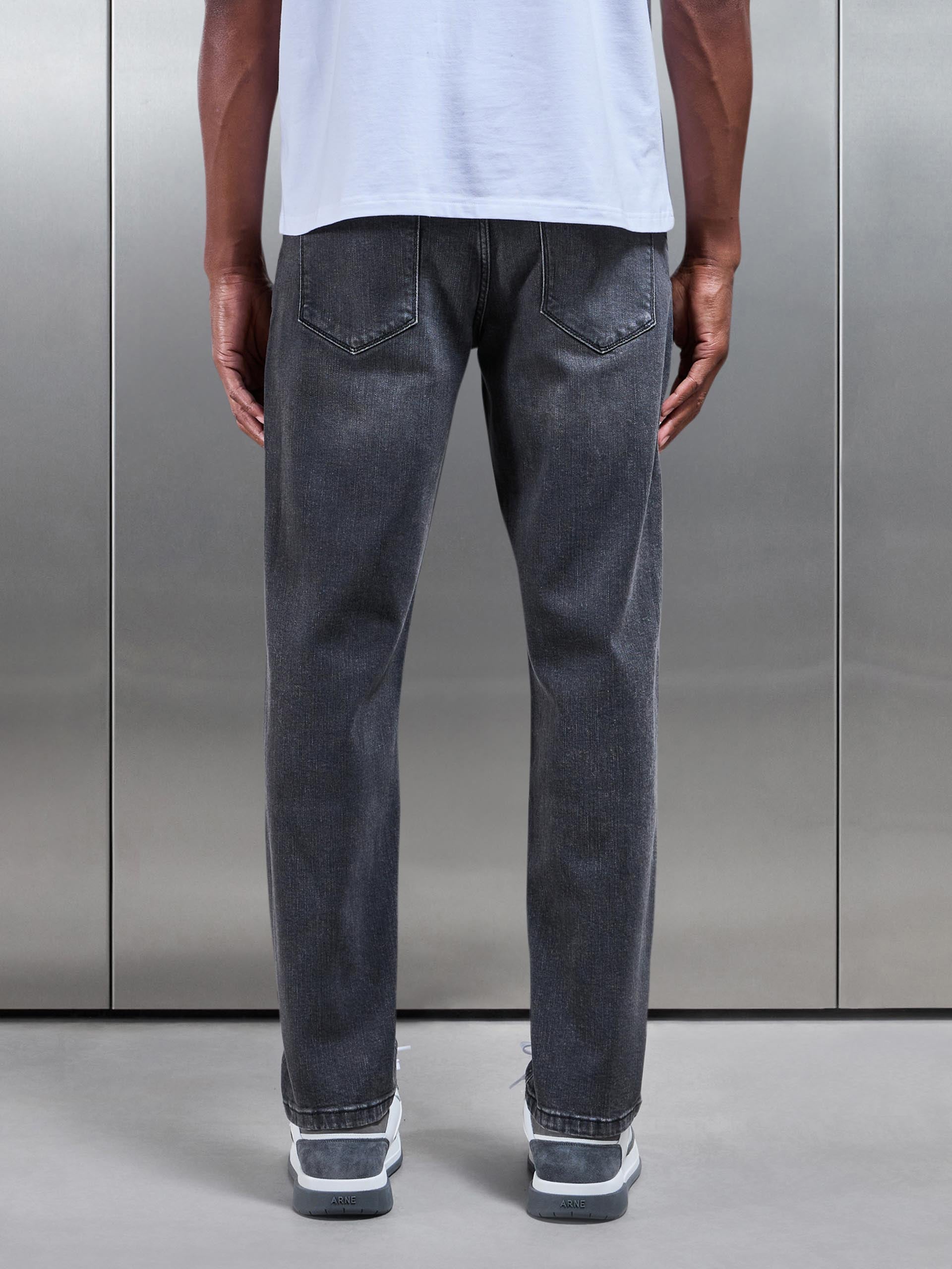 Jean Droit Gris pour Homme