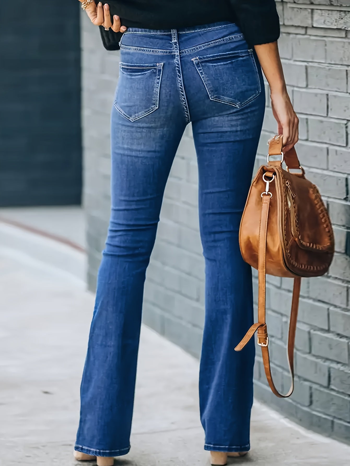 Jean Évasé Taille Haute Femme