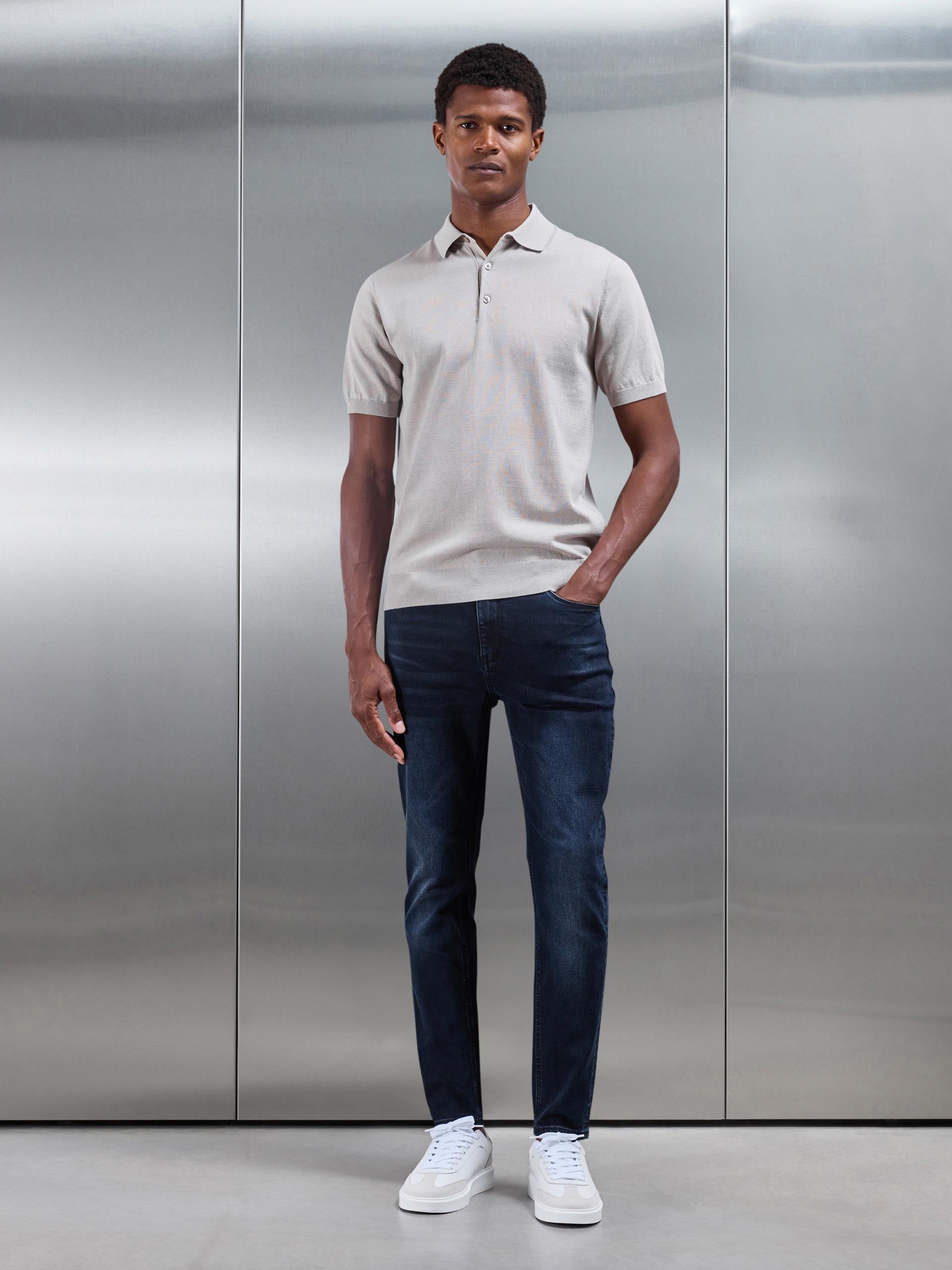 Jean Slim Fit Bleu de Minuit pour Homme